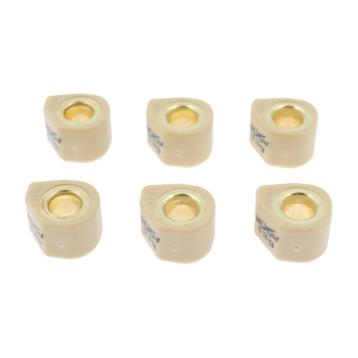 Glixal High Performance Polygon Variator Sliders 18x14mm | Racing Roller Weights for GY6 125cc-150cc (13g) - view 3