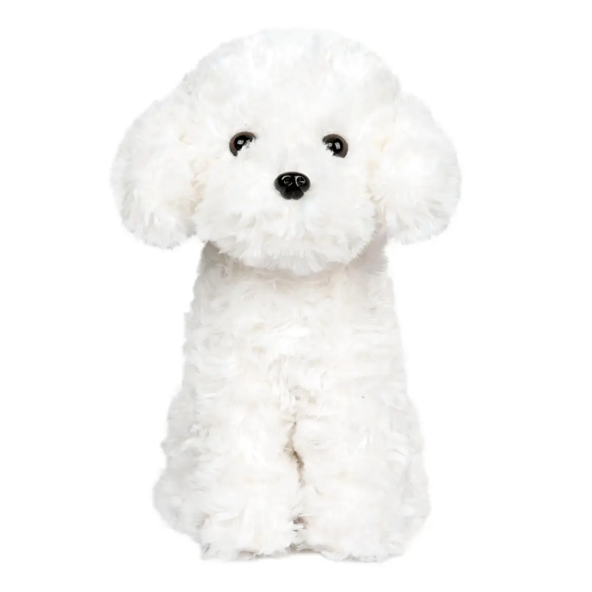 WEIGEDU White Toy Poodle Stuffed Animal Dog Puppy - Bichon Frise Maltese Maltipoo White Labradoodle Plush Toy for Kids and Babies 12.6" - main product image