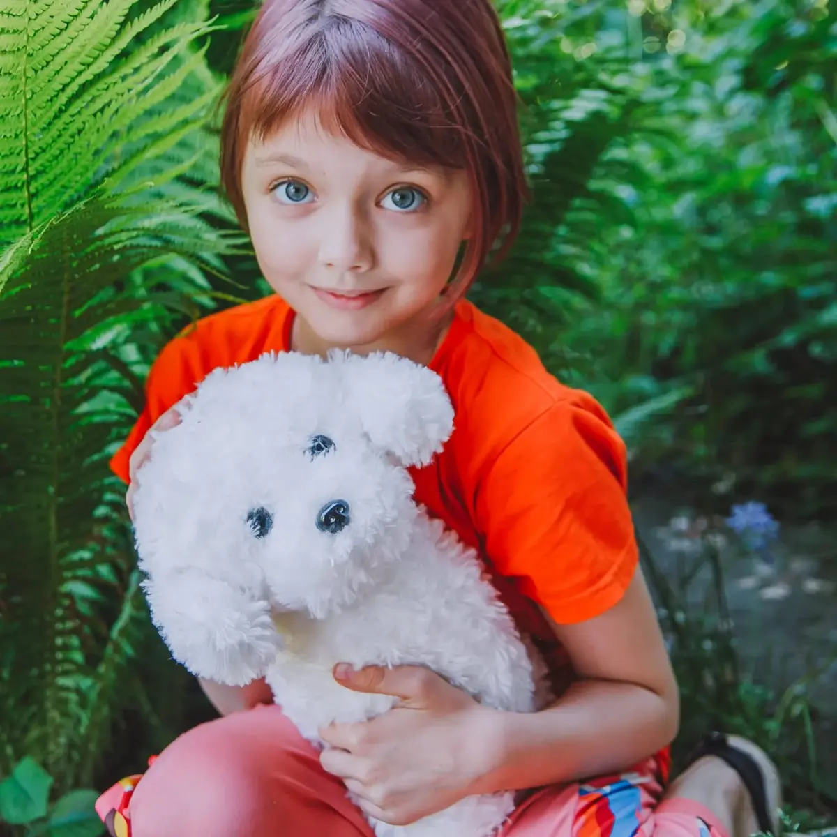 WEIGEDU White Toy Poodle Stuffed Animal Dog Puppy - Bichon Frise Maltese Maltipoo White Labradoodle Plush Toy for Kids and Babies 12.6" - view 7