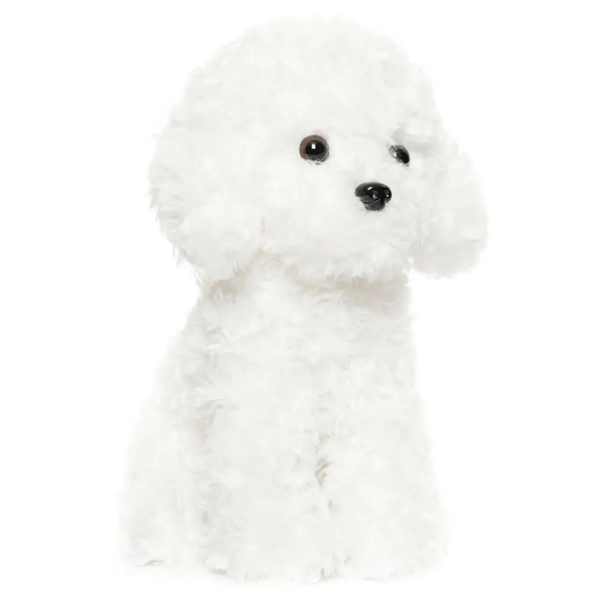 WEIGEDU White Toy Poodle Stuffed Animal Dog Puppy - Bichon Frise Maltese Maltipoo White Labradoodle Plush Toy for Kids and Babies 12.6" - view 2