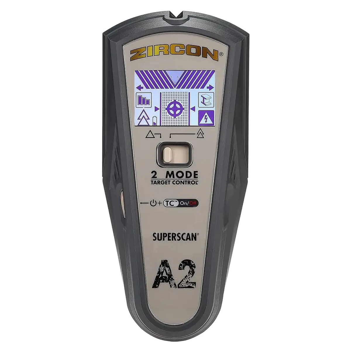 Zircon SuperScan A1 Advanced Stud Finder with Target Control and StudScan Mode | Detects Wood & Metal Studs up to 19mm - main product image