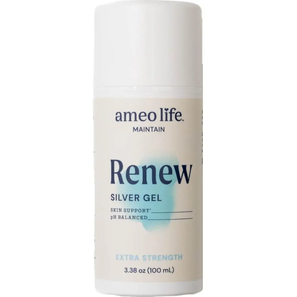 Ameo Life Extra Strength Colloidal Silver Gel 35 ppm | pH Balanced Skin Care for Minor Cuts & Burns (100ml) - main product image
