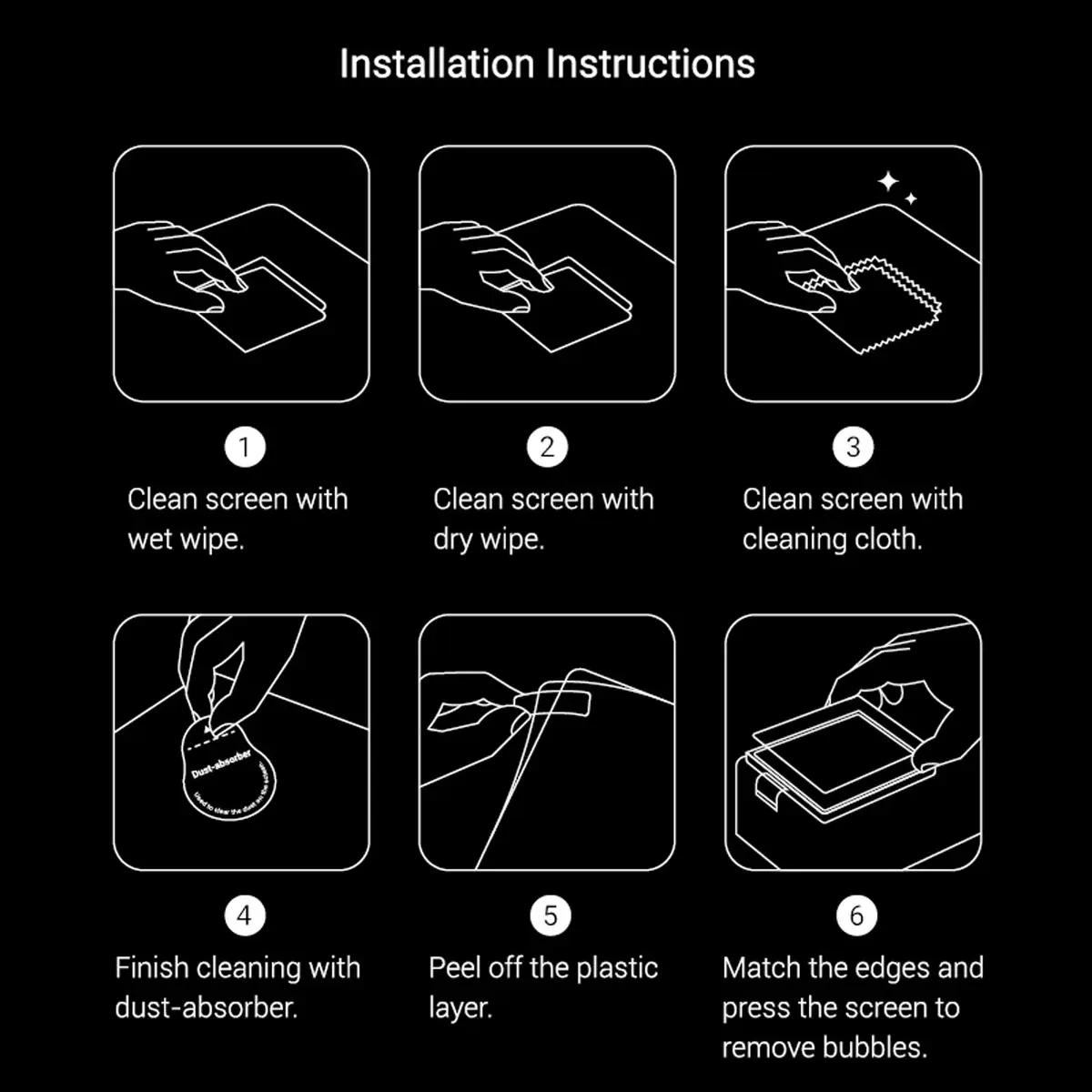 SMALLRIG Tempered Glass Screen Protector for Sony Alpha 7C II / 7CR / 6700 / ZV-E1 / 7 IV Cameras (4-Pack, 73.4 x 49.6mm) - view 8