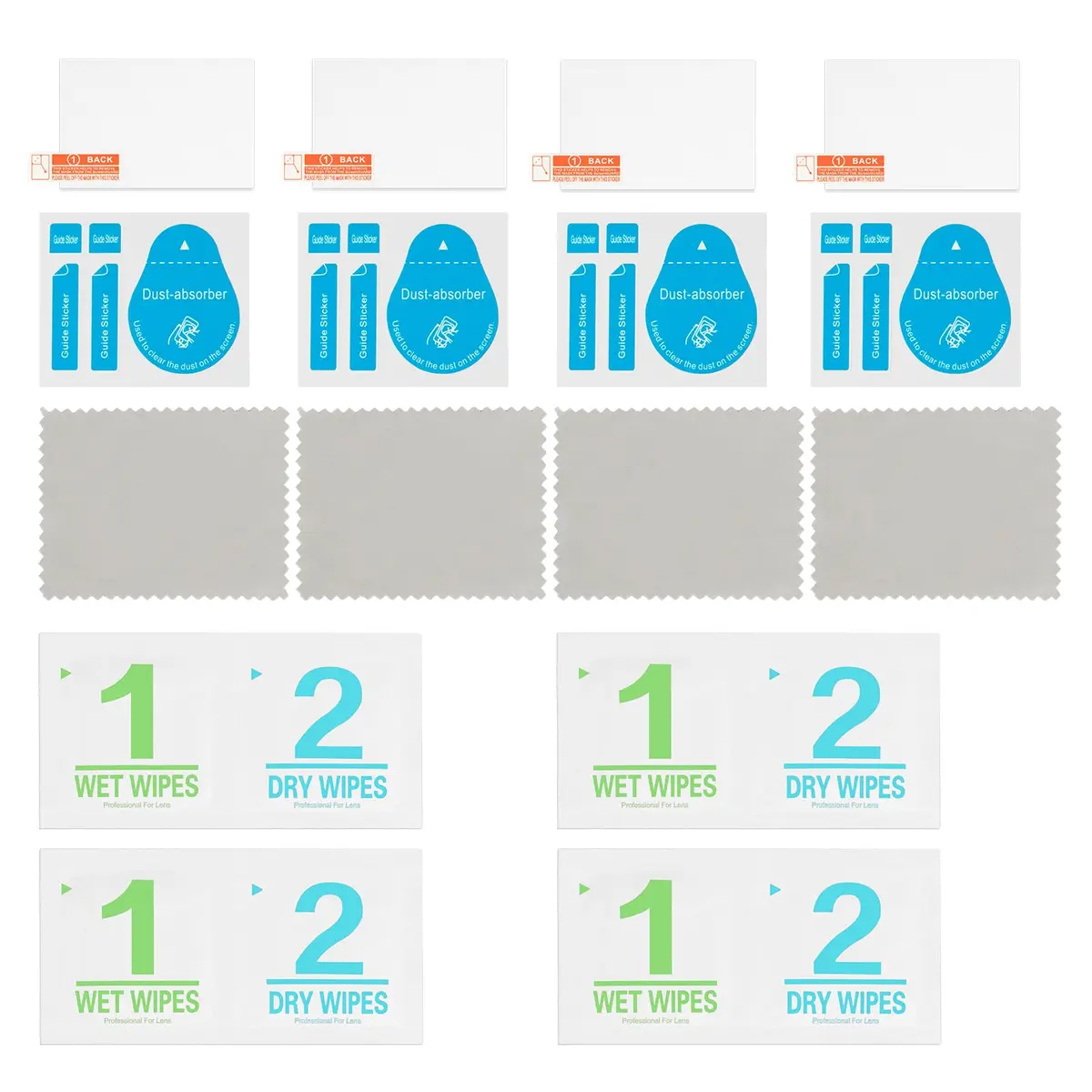 SMALLRIG Tempered Glass Screen Protector for Sony Alpha 7C II / 7CR / 6700 / ZV-E1 / 7 IV Cameras (4-Pack, 73.4 x 49.6mm) - view 9