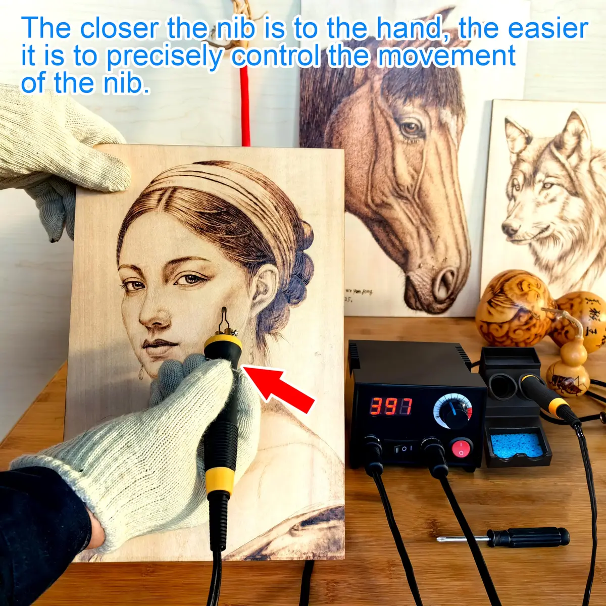 FIRElood LH30 Wood Burning Kit | Digital Temp Control for Adults & Beginners - view 7