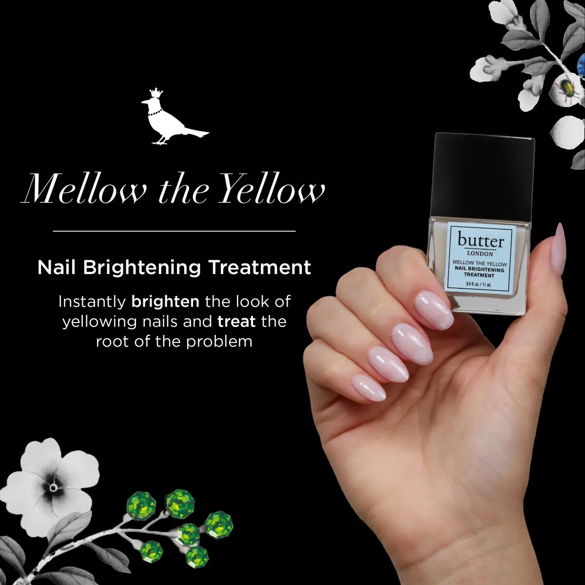 butter LONDON Nail Brightening Concealer 0.4 Fl Oz | Toxin-Free Nail Care & Brightening - view 2