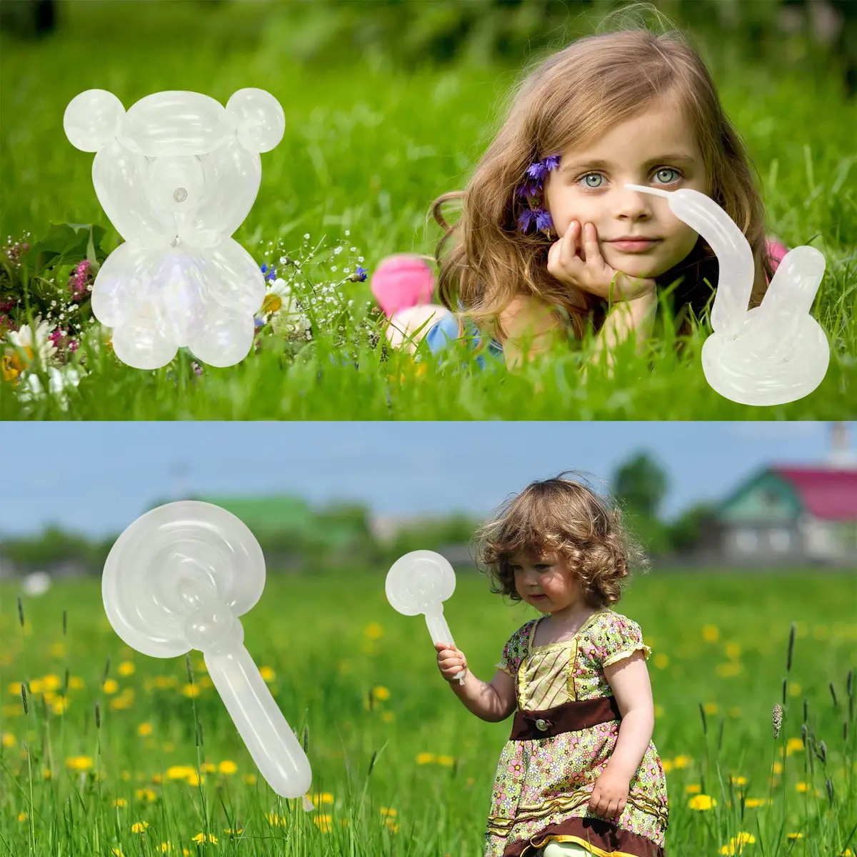 ASIUHY Clear Long Balloons 100 Pack | Twisting Animal Balloon for Parties & Birthdays - view 8