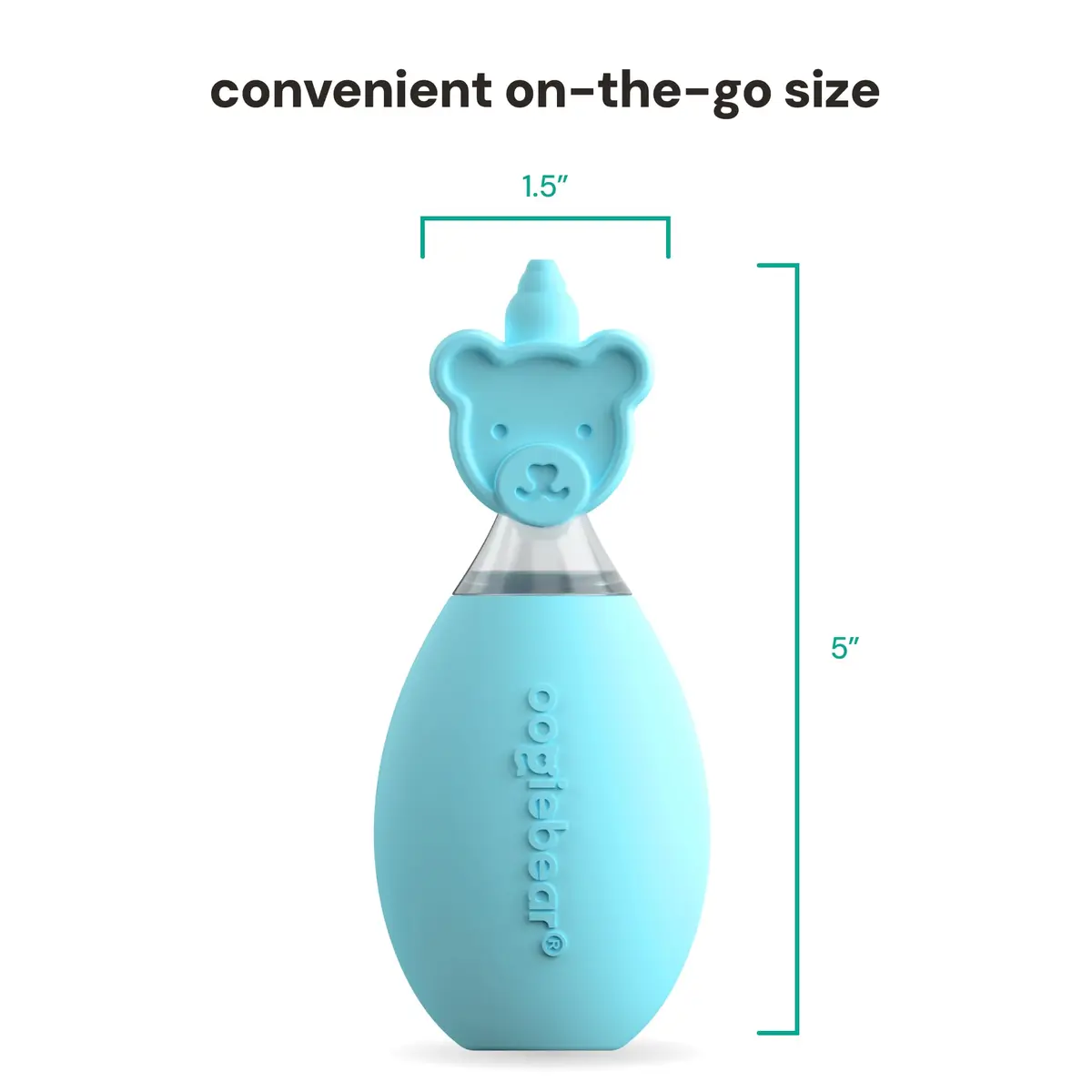 oogiebear Baby Nose Aspirator & Ear Syringe, Manual Strong-Suction, Blue | Gentle, Hygienic & Travel-Friendly - view 9