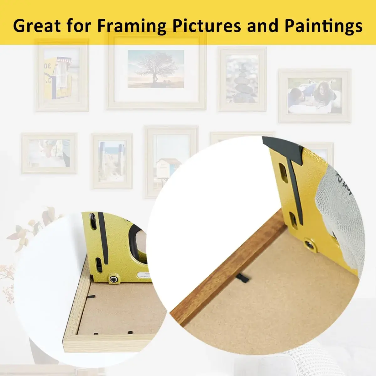 QUTUNI Manual Picture Framing Tool with 1000 Points | Lightweight & Easy to Use - view 3