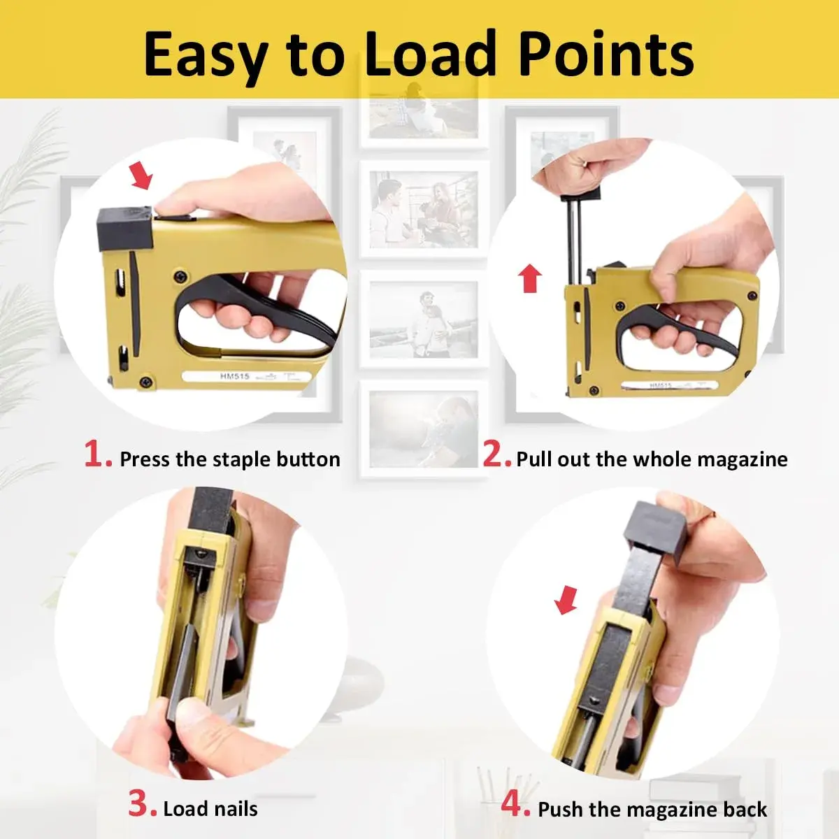 QUTUNI Manual Picture Framing Tool with 1000 Points | Lightweight & Easy to Use - view 4