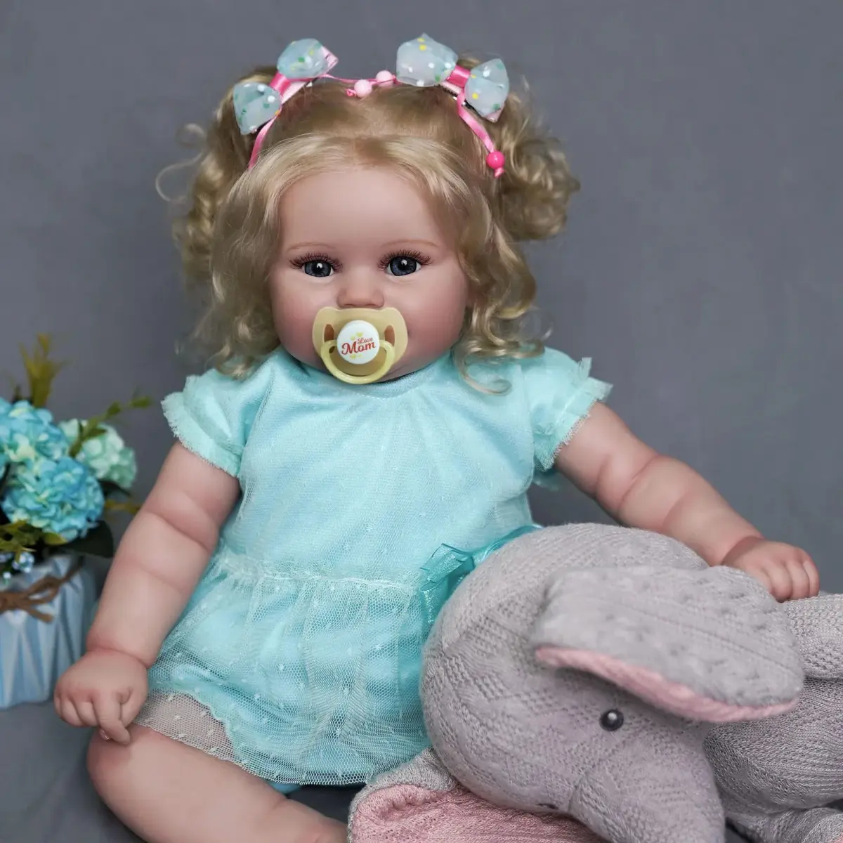 JIZHI 20 Inch Reborn Baby Doll with Accessories | Realistic Lifelike Doll for Ages 3+ - view 2