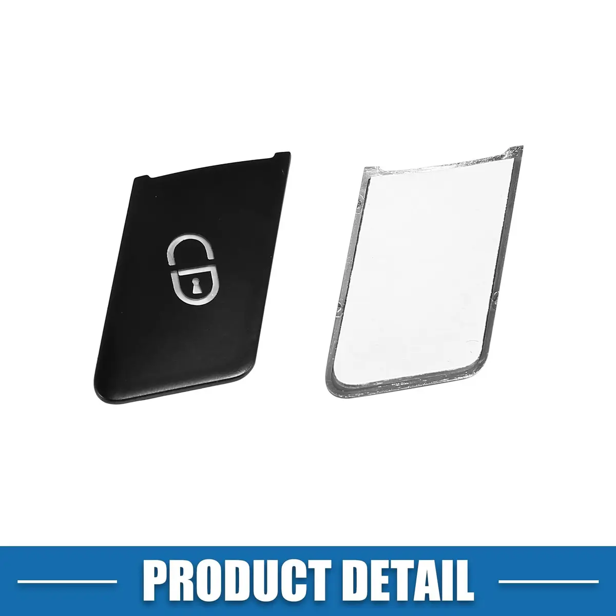 A ABSOPRO Black Door Lock Unlock Button Sticker Trim Cover Set for Mercedes-Benz A Class 2013-2017 (12 Pcs) - view 6
