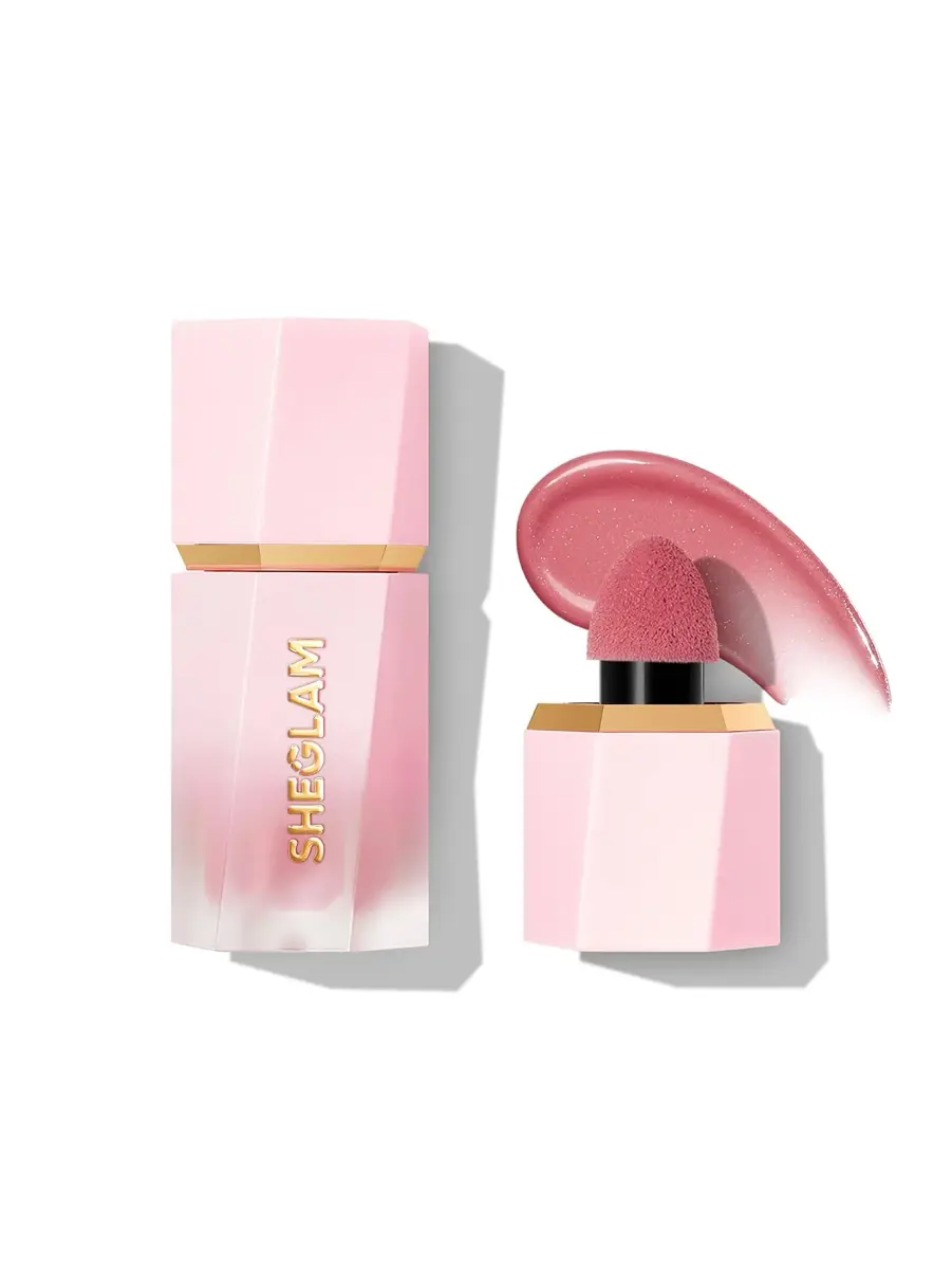 SHEGLAM Color Bloom Liquid Blush - Shimmer Love Cake: Shimmer Finish, Hydrating Gel-Cream for Cheeks, 5.2ml - main product image