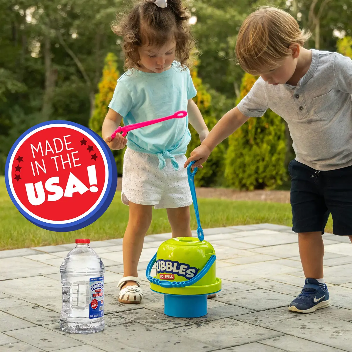 Fubbles Premium Bubble Solution 1.89 L (64 oz) | Non-Toxic, USA-Sourced for All Bubble Machines - view 2