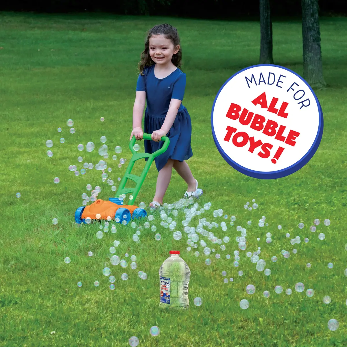 Fubbles Premium Bubble Solution 1.89 L (64 oz) | Non-Toxic, USA-Sourced for All Bubble Machines - view 3