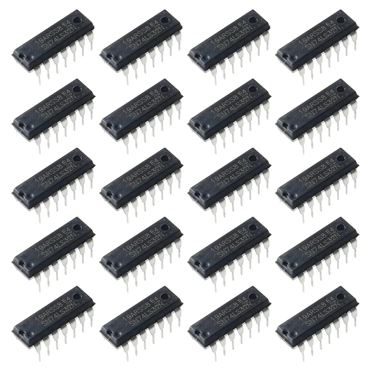 Bridgold 20pcs SN74LS32N Quadruple 2-Input Positive OR Gates Chip, DIP-14 | Logic Gate IC for Industrial Use - main product image