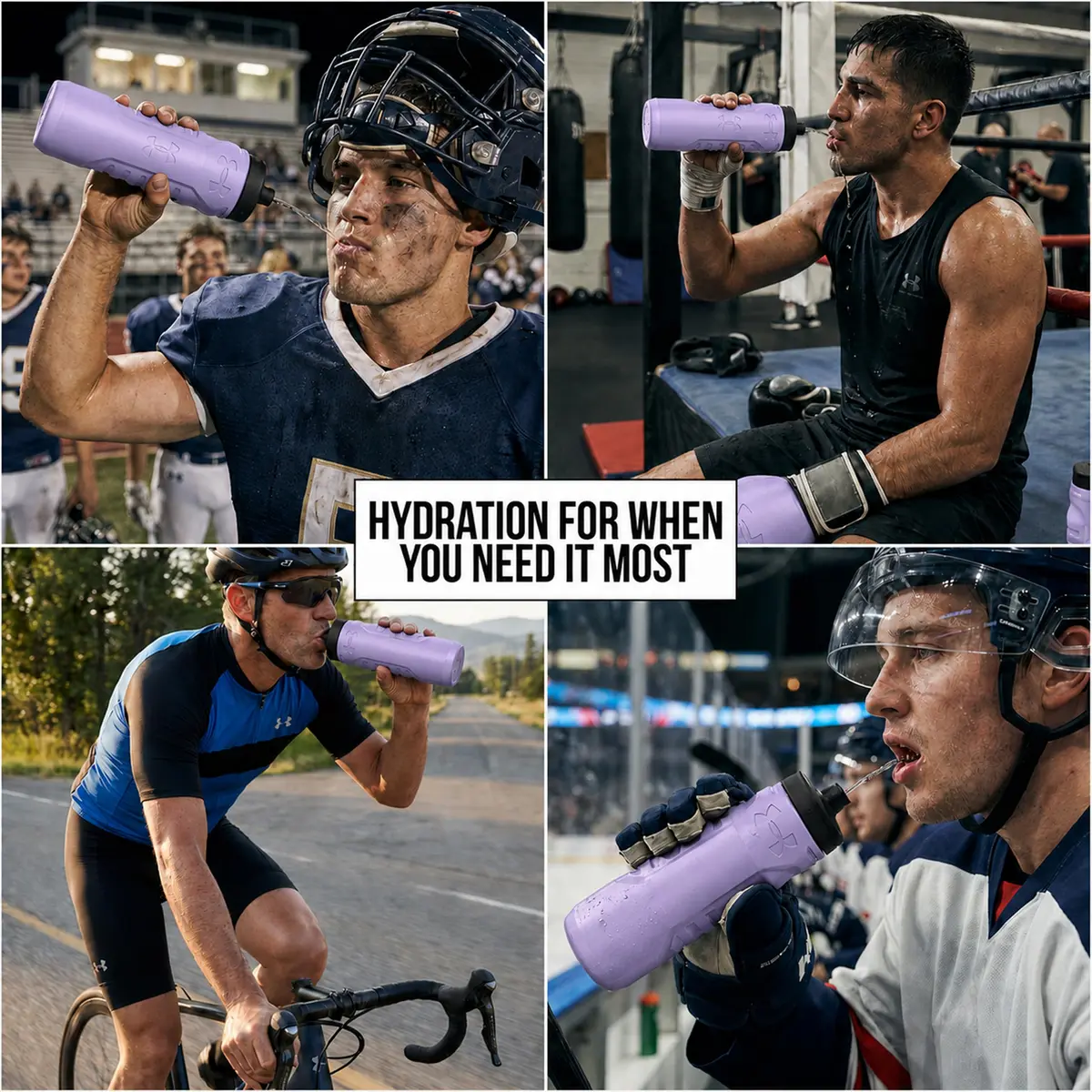 Under Armour Sideline Squeeze Water Bottle 946ml (32 oz) | Quick-Shot Lid for Easy Hydration - view 6