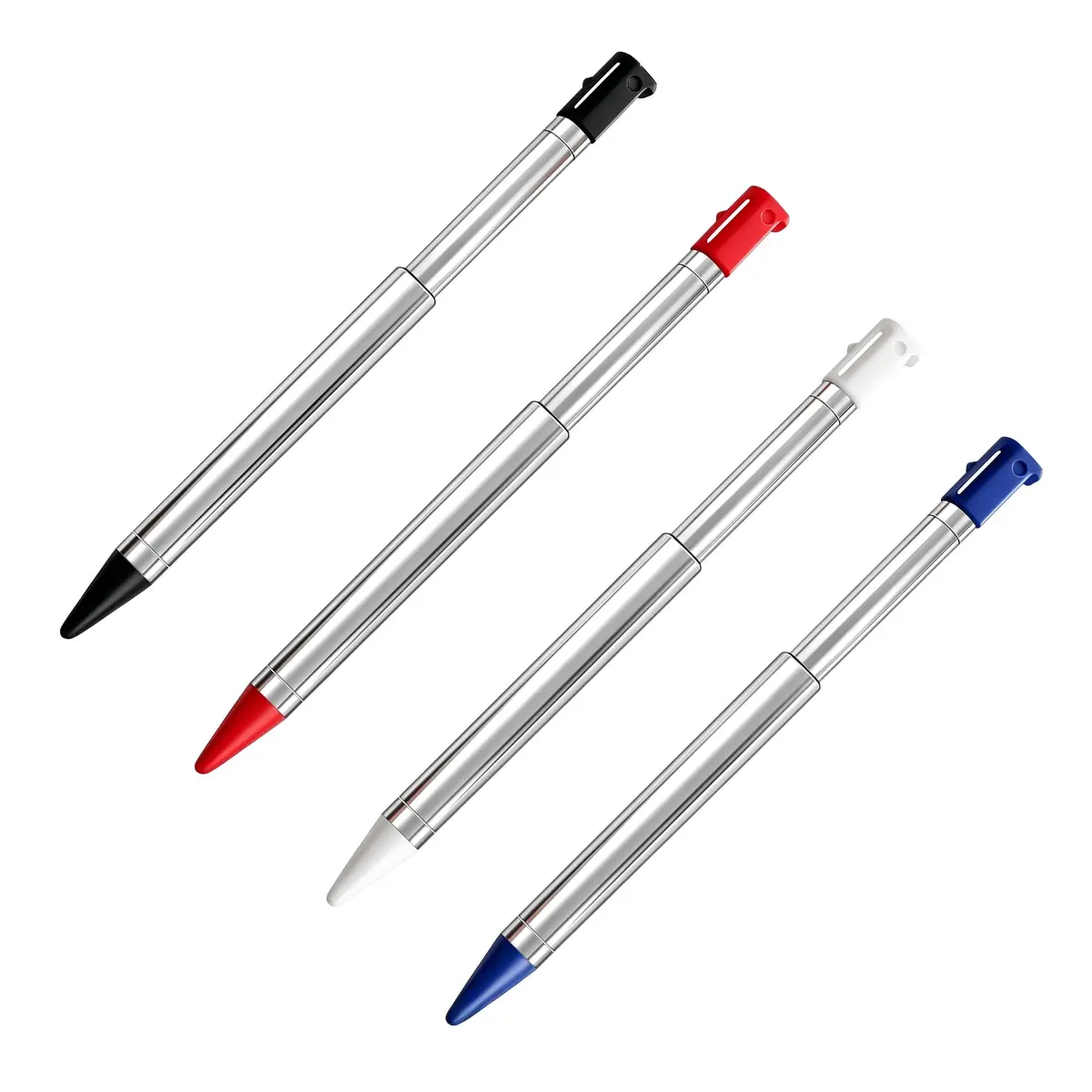 Xahpower 3DS Stylus Pen, Metal Retractable Set, 4 Colors | Precise Control for Nintendo 3DS - main product image