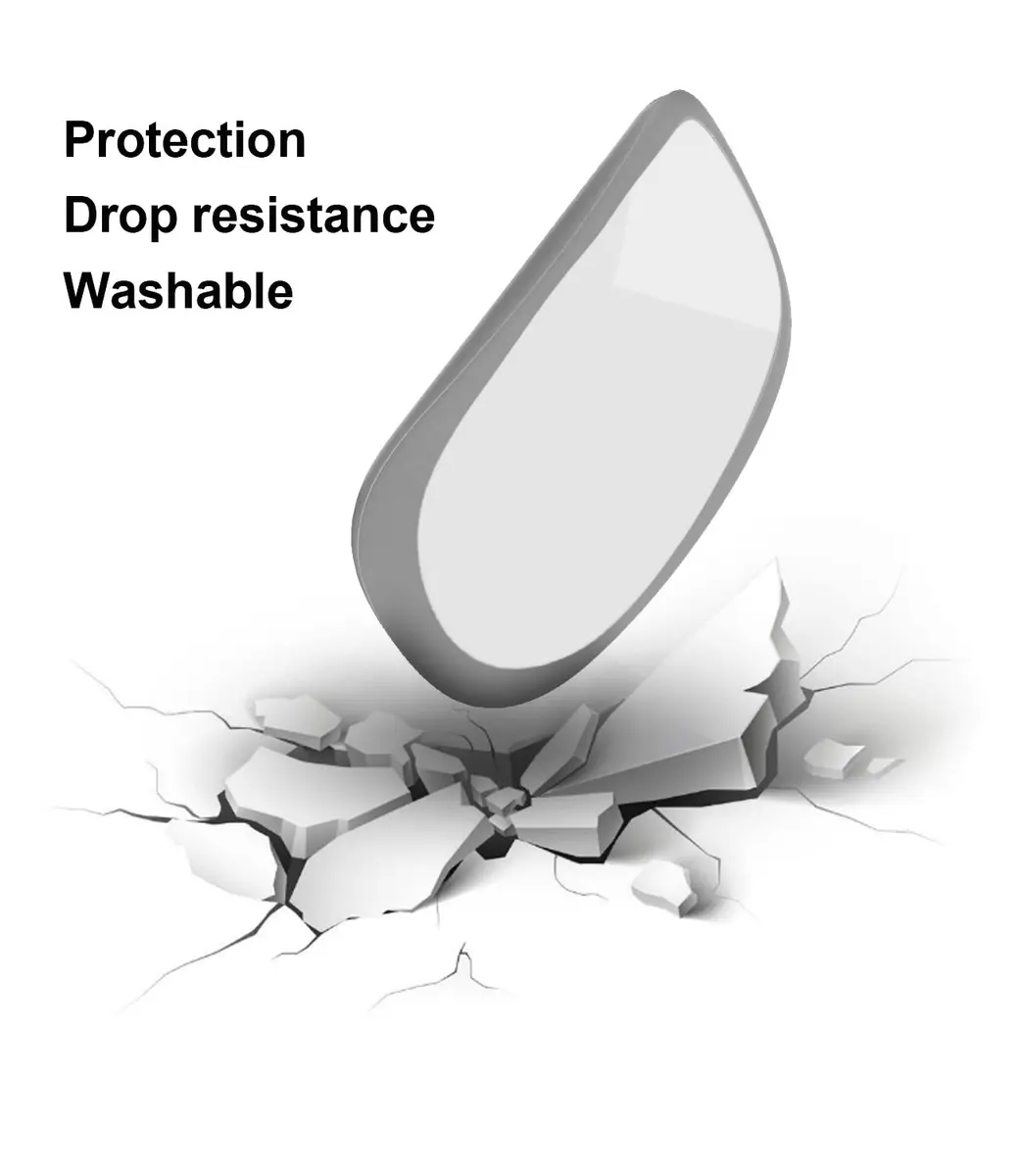 IRAINSUN Silicone Case Cover for Apple Magic Mouse 1 & 2, White | Soft Touch & Dust Resistant - view 2