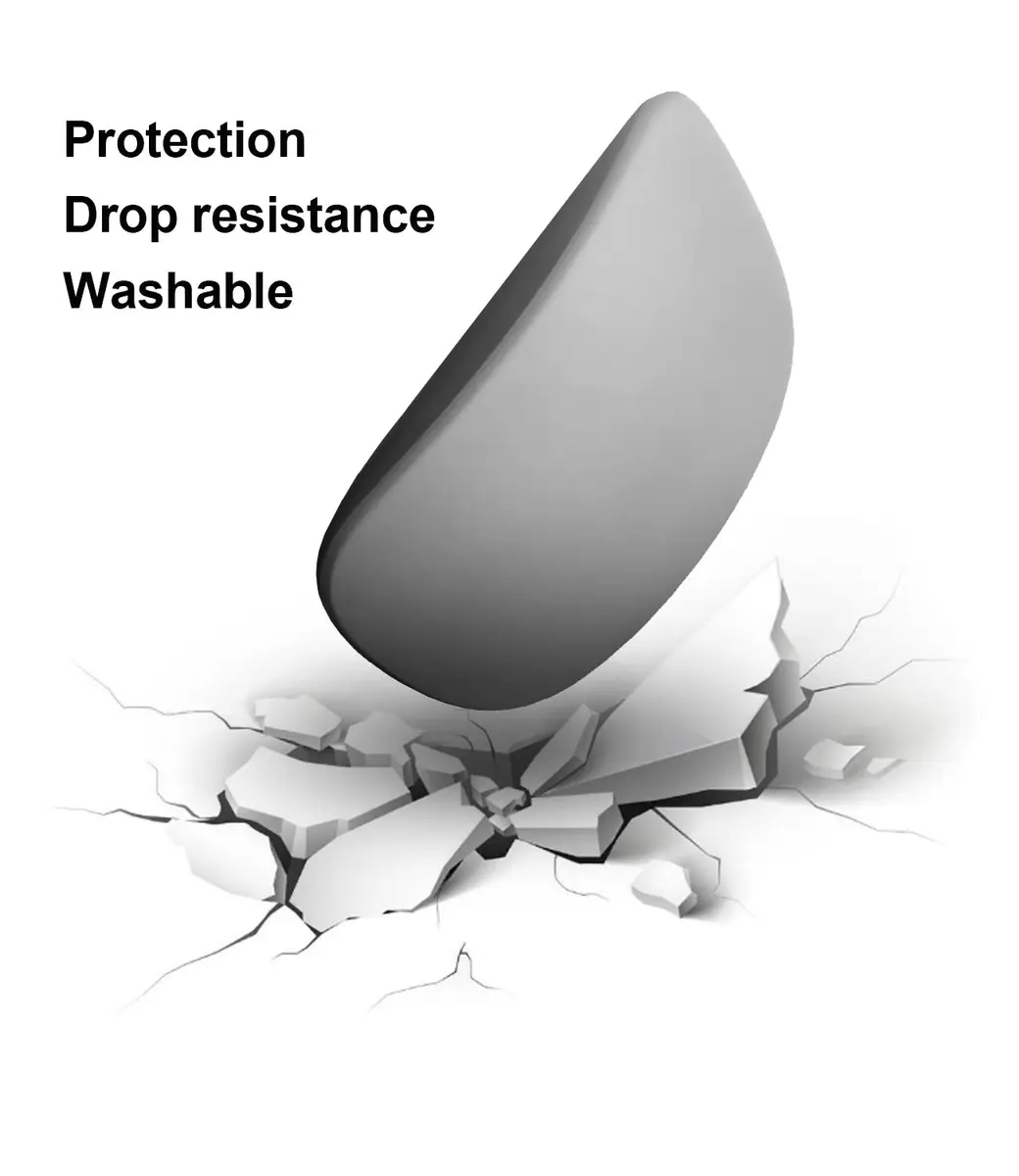 IRAINSUN Magic Mouse Silicone Case Cover for Apple Magic Mouse 1 & 2, White | Soft Ultra-Thin Silicone Skin - view 4