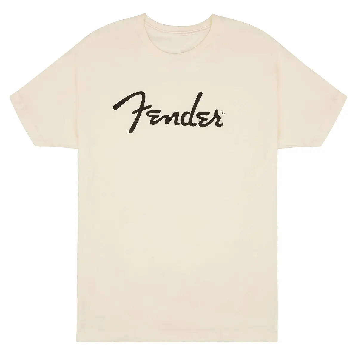 Fender Spaghetti Logo T-Shirt, Olympic White, XL | Classic Guitar Heritage Cotton Tee - main product image