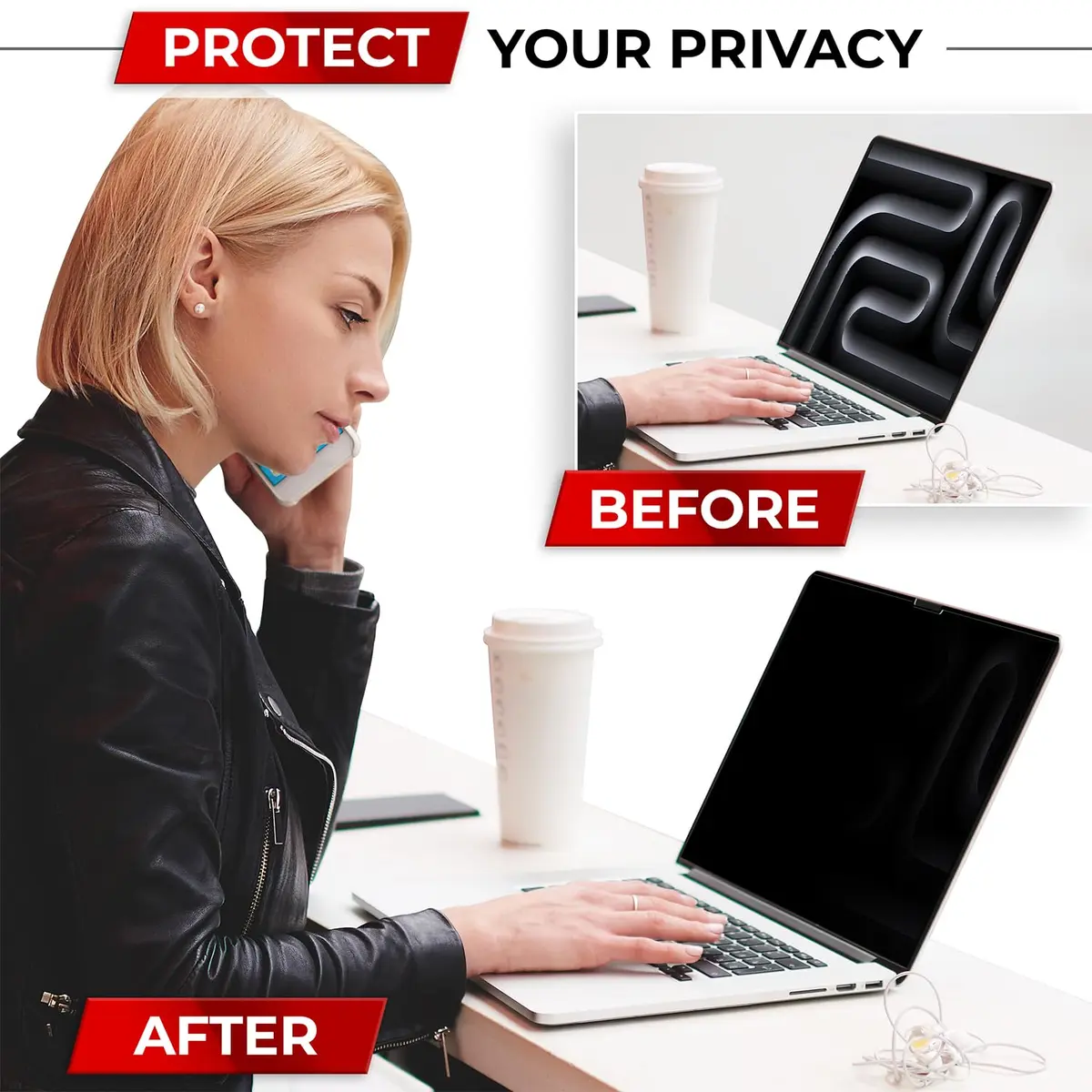 SightPro Magnetic Privacy Screen for MacBook Pro 16 Inch (2021-2026) | Protects Screen & Ensures Privacy - view 6