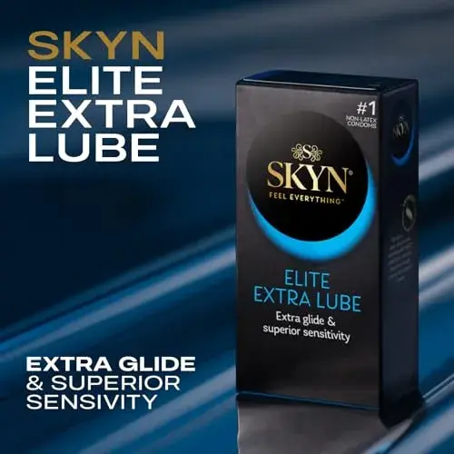 SKYN Elite Extra Lube Condoms - 36 Count - Ultra-Thin, Lubricated Latex-Free Condoms - view 2