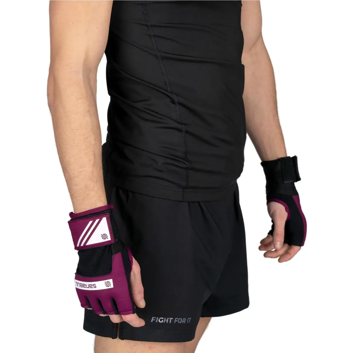 Sanabul Gel Boxing Hand Wraps for Men & Women Purple/White | Superior Knuckle & Wrist Support (120 chars) - view 8