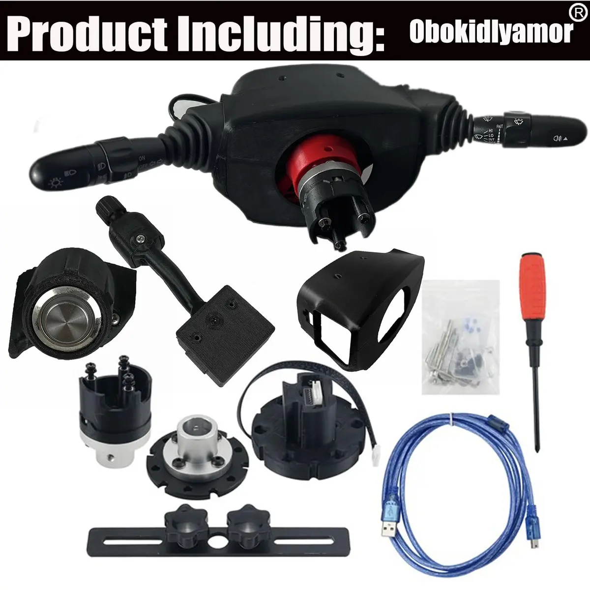 Obokidly Video Game Controller Support for G27/G29/G920/G923 & Thrustmaster, Black | Realistic Racing Simulator Accessory - view 8