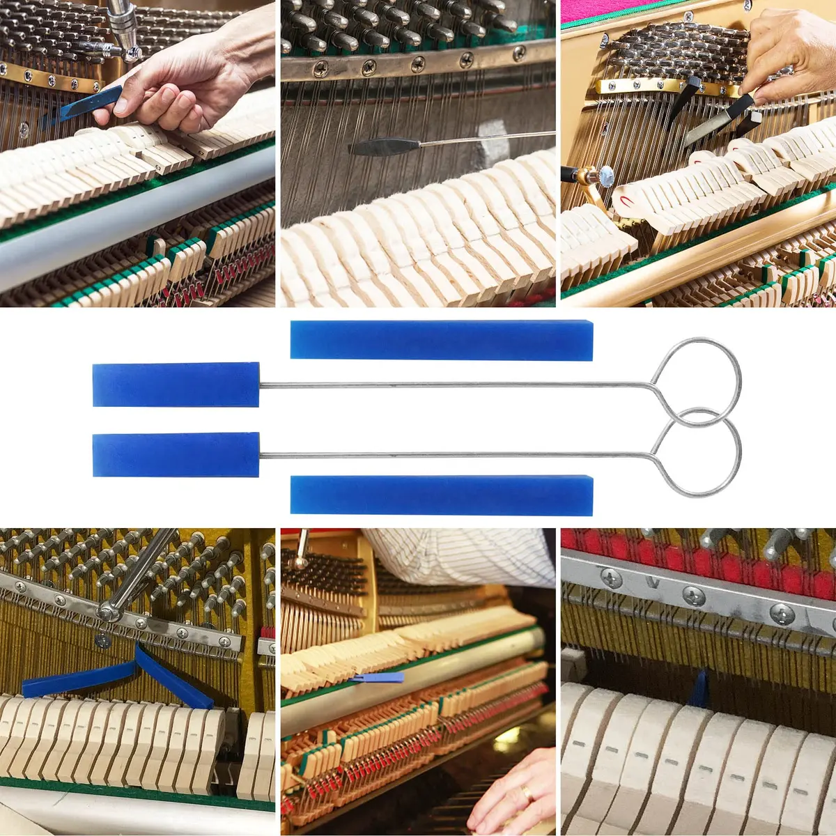 TADYAO Professional Piano Tuning Kit with Hammer & Mute Tools | 6-Piece Set - view 4