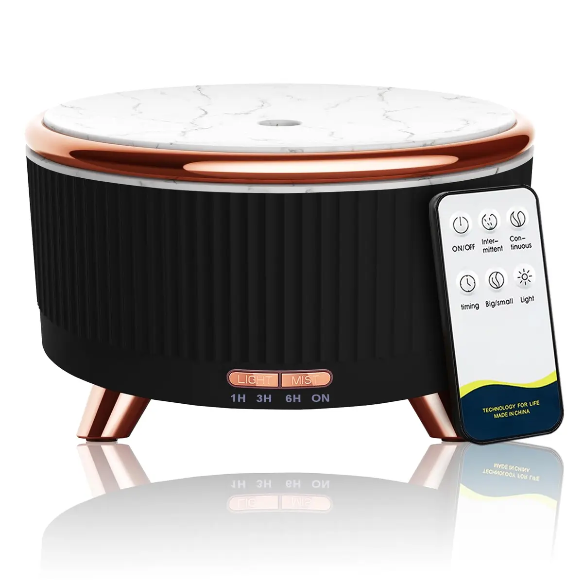 Jpord Aroma Diffuser 500ml | Ultrasonic Mist, 4 Modes, Whisper-Quiet, Remote & 7-Color LED - main product image