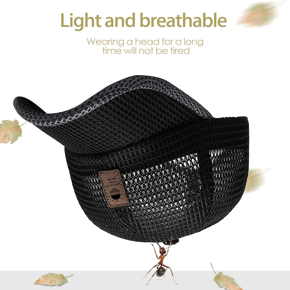 KECOP Full Mesh Baseball Cap Black | Breathable Lightweight Summer Hat for Men & Women - view 2