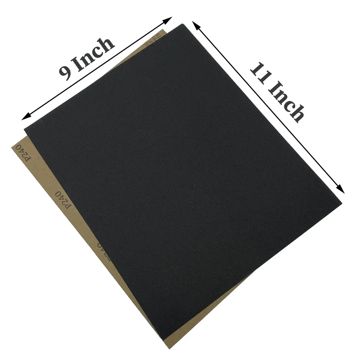 AutKerige 240 Grit Wet Dry Sandpaper Sheets 9x11 Inch (10PCS) | Silicon Carbide for Smooth Finishes - view 2