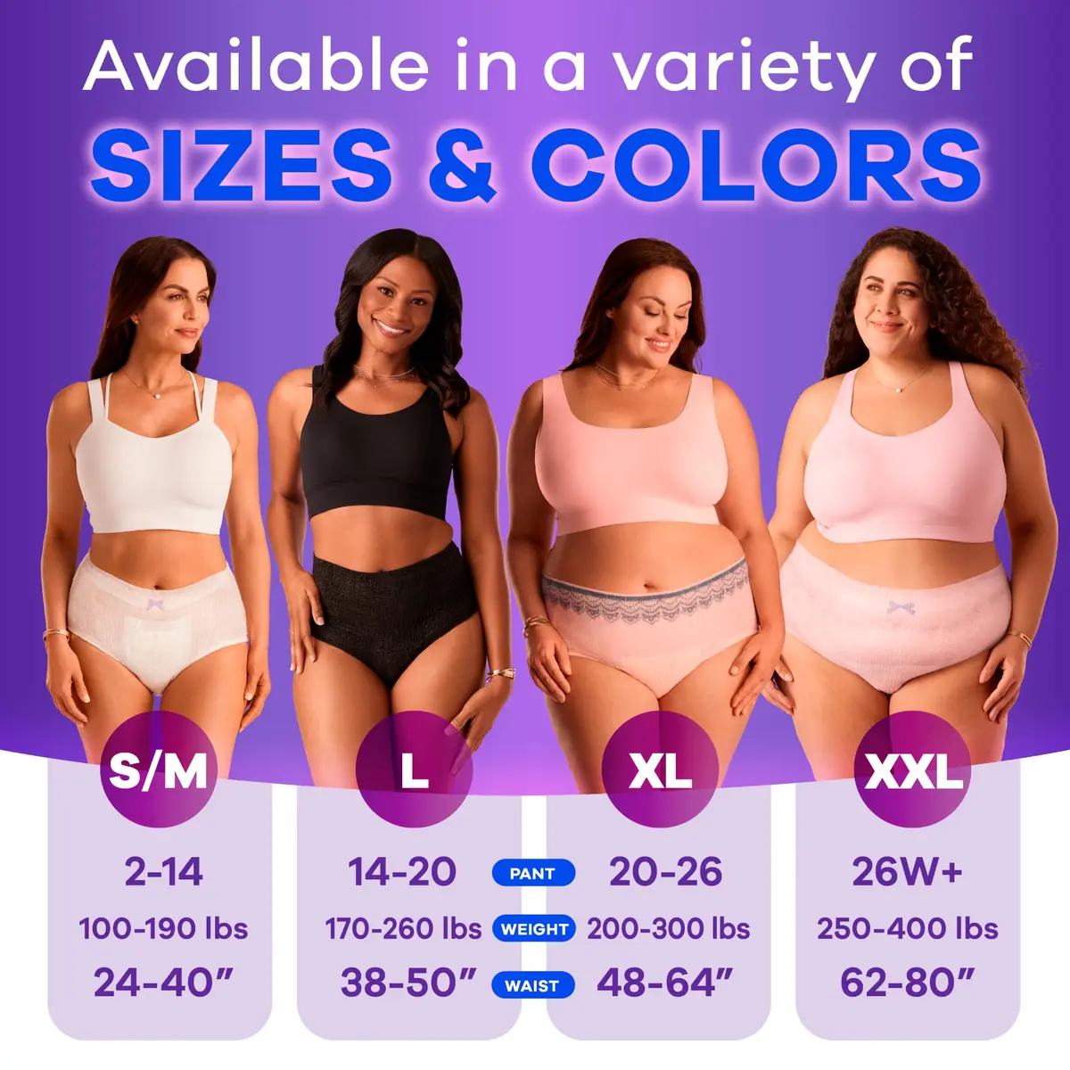 Always Discreet Incontinence Underwear for Women Maximum Absorbency S/M 42 Count | Disposable Protection - view 5