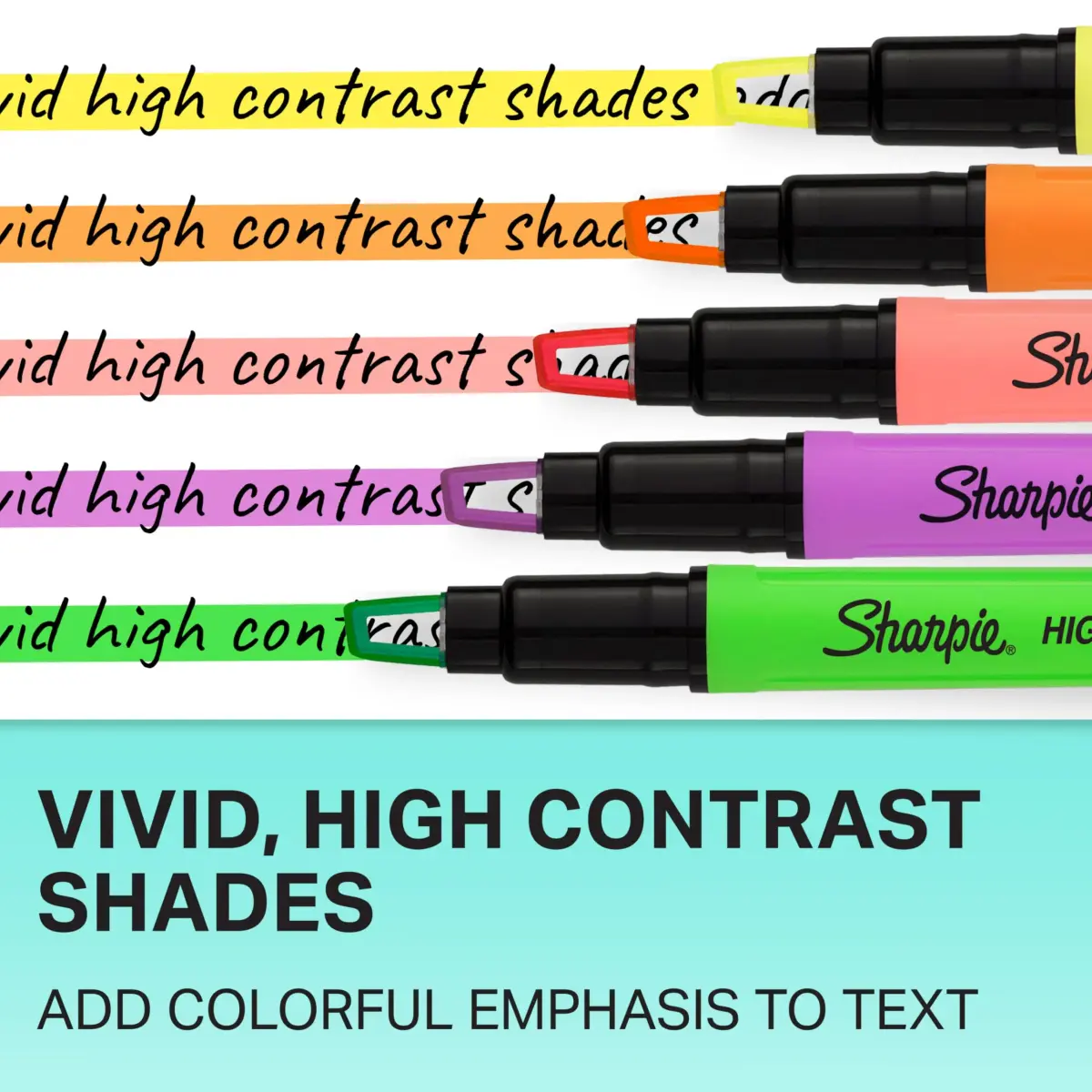 Sharpie Clear View Highlighters, Assorted Colors, 12 Count | See-Through Chisel Tip for Precise Highlighting - view 5