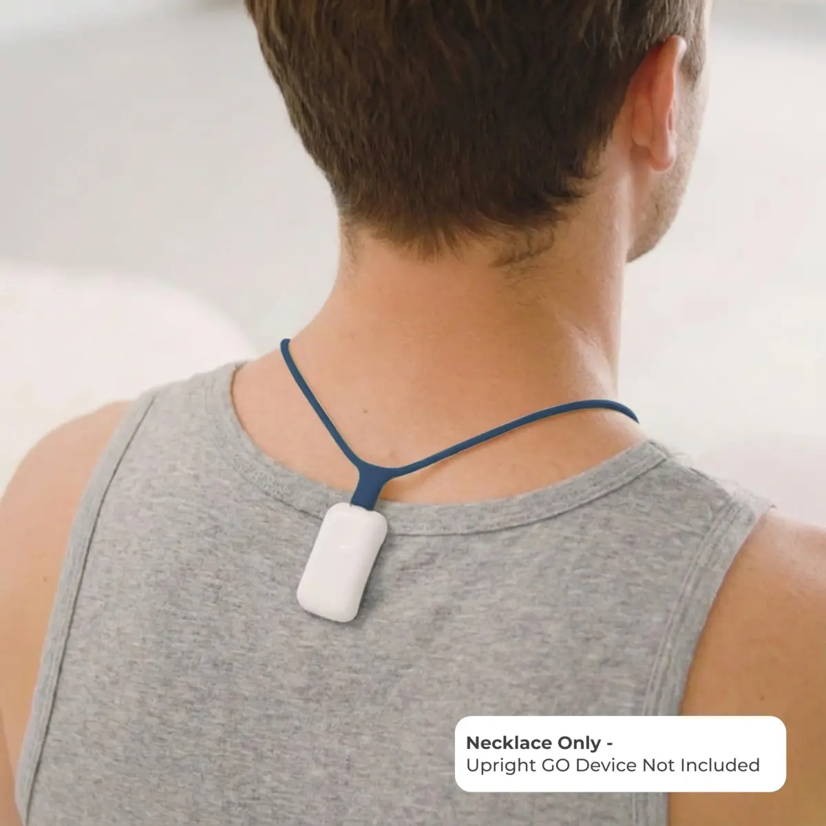 Upright GO Magnetic Necklace (Small, Navy Blue) | Posture Trainer Accessory for GO2 & GOS - view 3