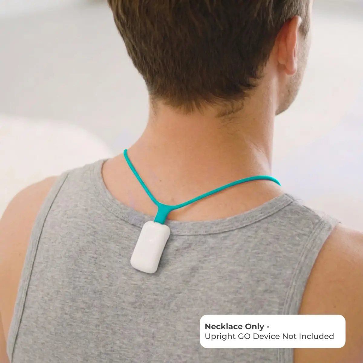 Upright GO Magnetic Necklace (Turquoise) for GO S and GO 2 Posture Trainer | Adhesive-Free All-Day Wear - view 3
