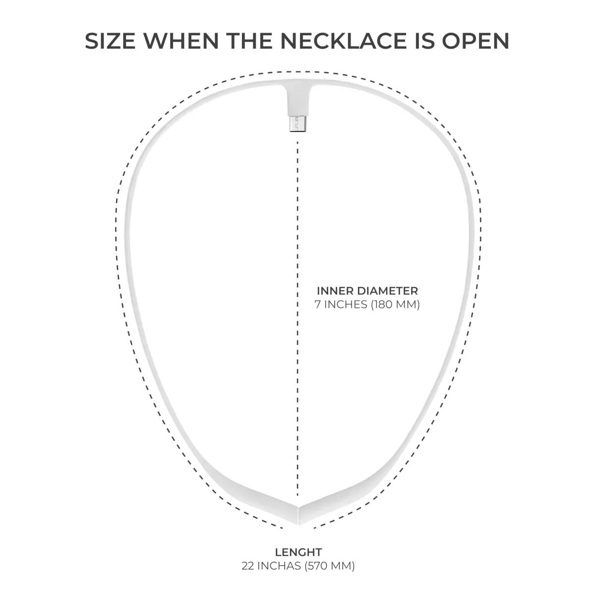 Upright GO Magnetic Necklace for GO S and GO 2 Posture Trainer (White) | Silicone, Adhesive-Free - view 6