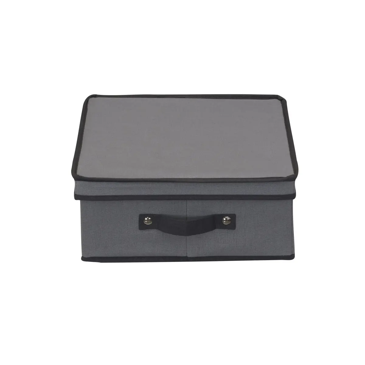 Household Essentials Gray Storage Box with Window & 12 Compartments | 37cm L x 43cm H x 5cm W - view 6