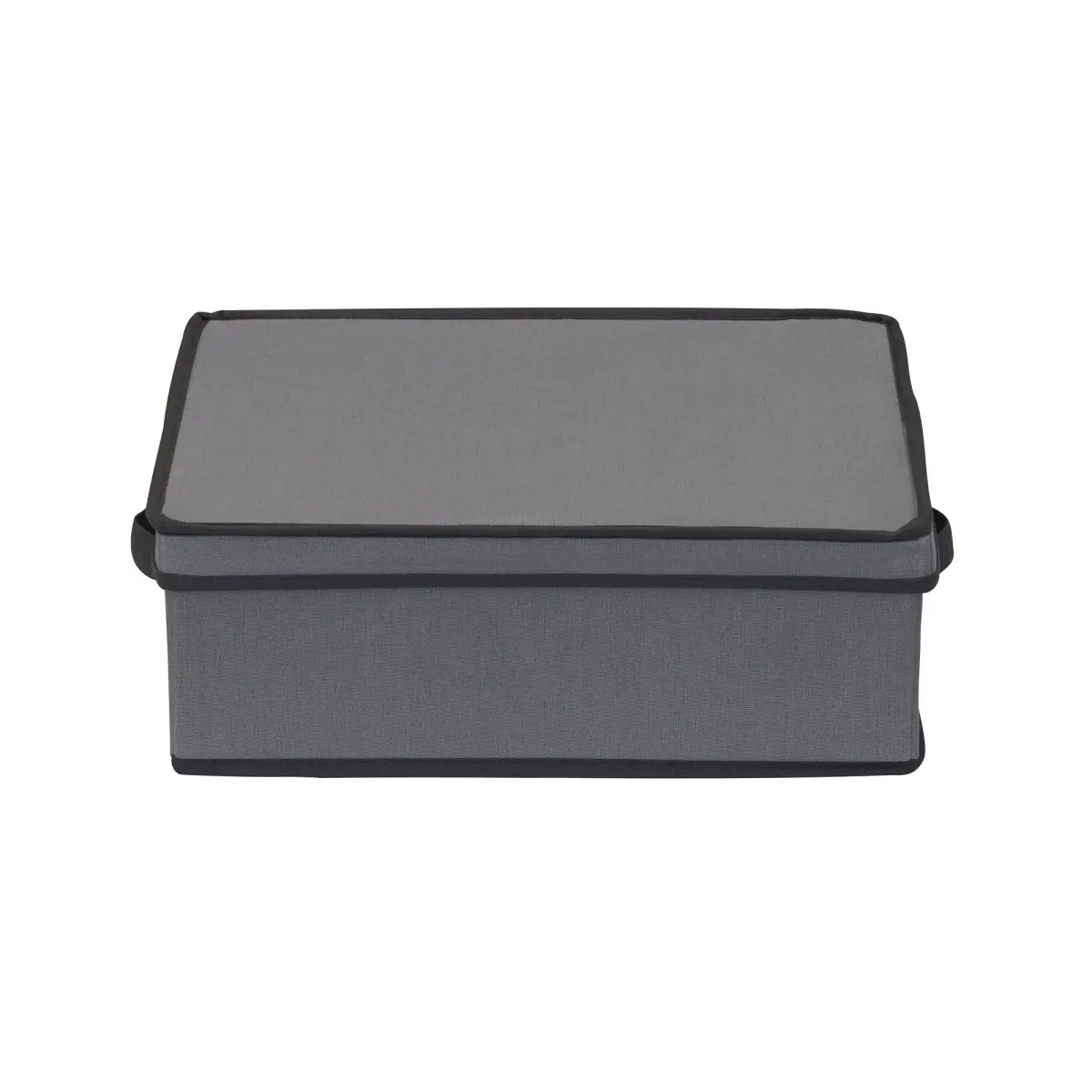 Household Essentials Gray Storage Box with Window & 12 Compartments | 37cm L x 43cm H x 5cm W - view 7