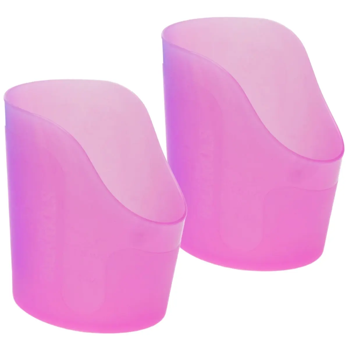 TalkTools Cut-Out Cups for Special Needs - 1.5 Oz Pink (2-Pack) | Motor and Coordination Support for Elderly - main product image