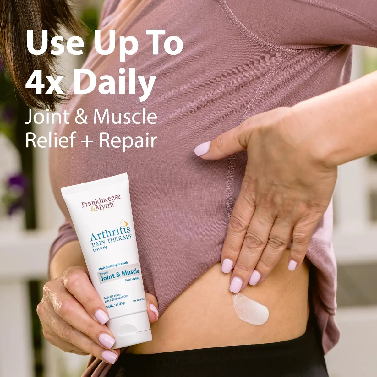 Frankincense & Myrrh Arthritis Pain Therapy Lotion, 3oz | Fast Relief for Joints & Back - view 5