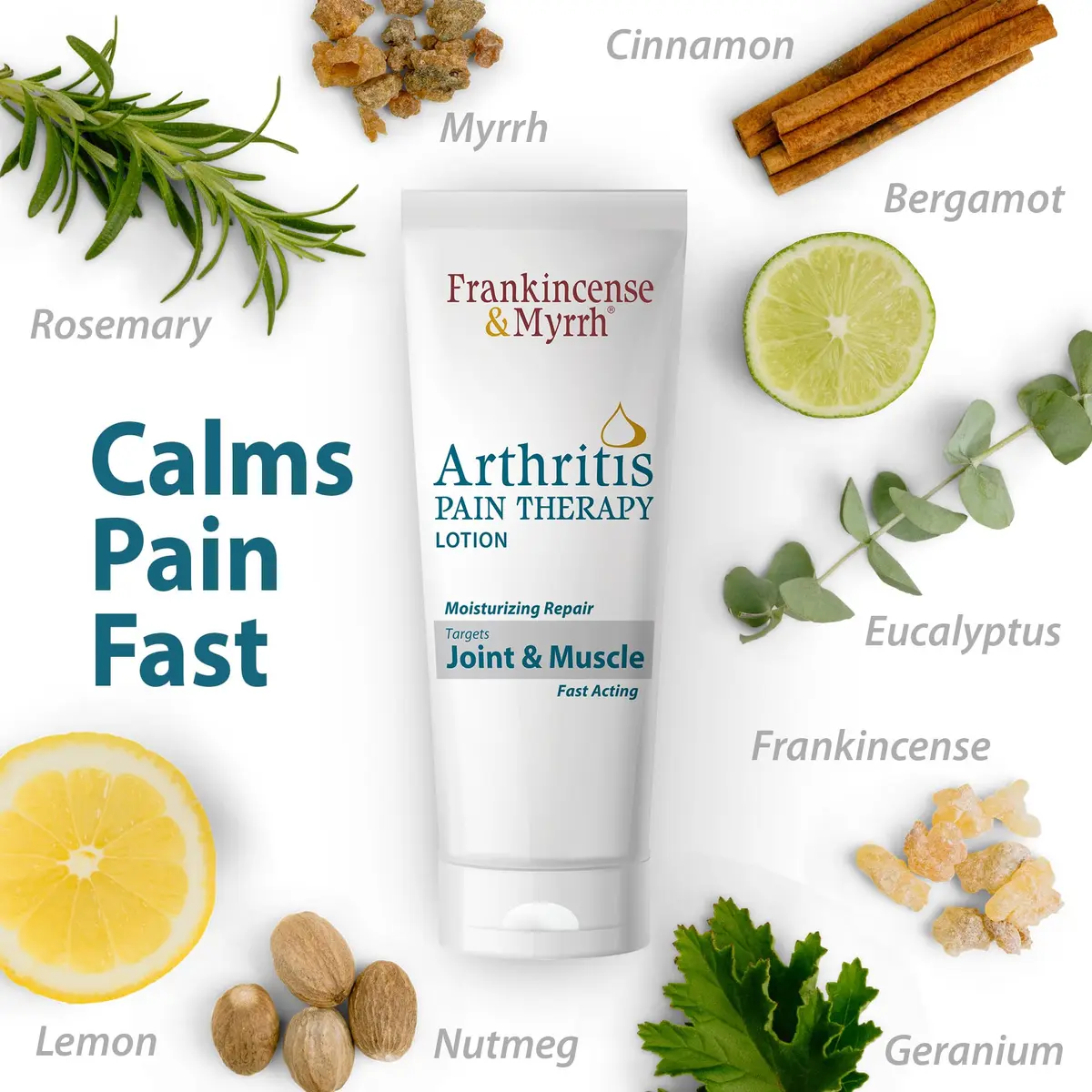 Frankincense & Myrrh Arthritis Pain Therapy Lotion, 3oz | Fast Relief for Joints & Back - view 3