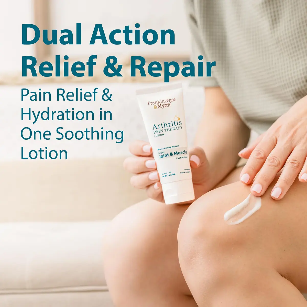Frankincense & Myrrh Arthritis Pain Therapy Lotion, 3oz | Fast Relief for Joints & Back - view 4
