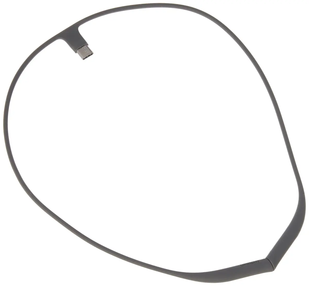 Upright GO Magnetic Necklace for GO 2 & GO S Posture Trainer (Small, Gray) | Silicone, USB-C Magnetic Clasp - view 4