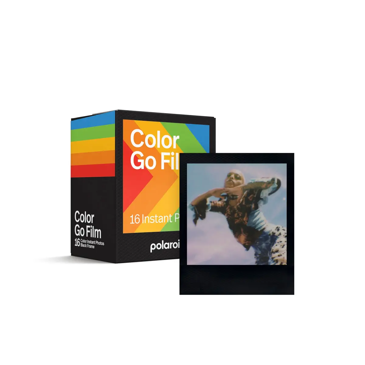 Polaroid Go Color Film - Black Frame, 16 Photos (2-Pack) | Mini Instant Film for Polaroid Go Camera - main product image