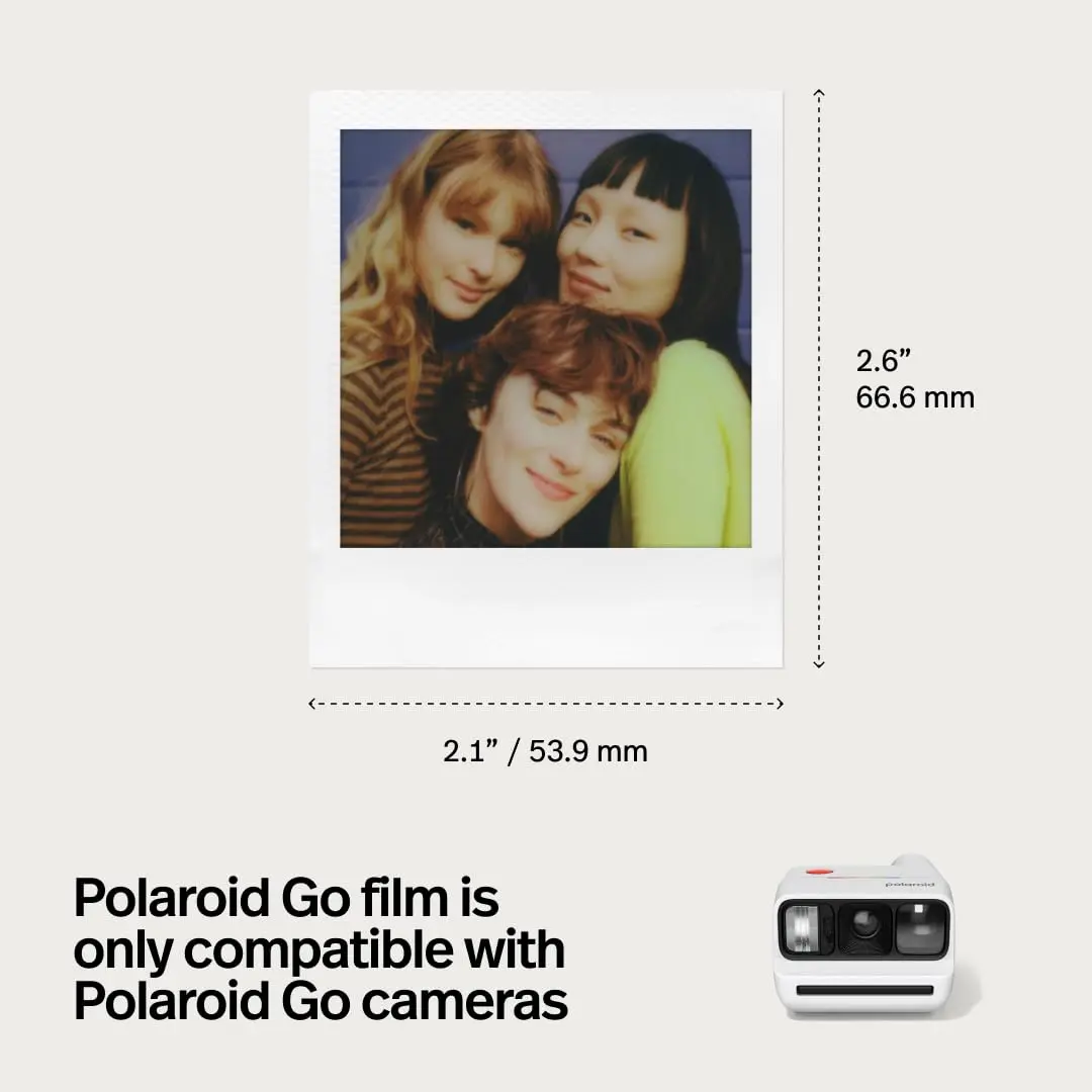 Polaroid Go Color Film - Black Frame, 16 Photos (2-Pack) | Mini Instant Film for Polaroid Go Camera - view 5