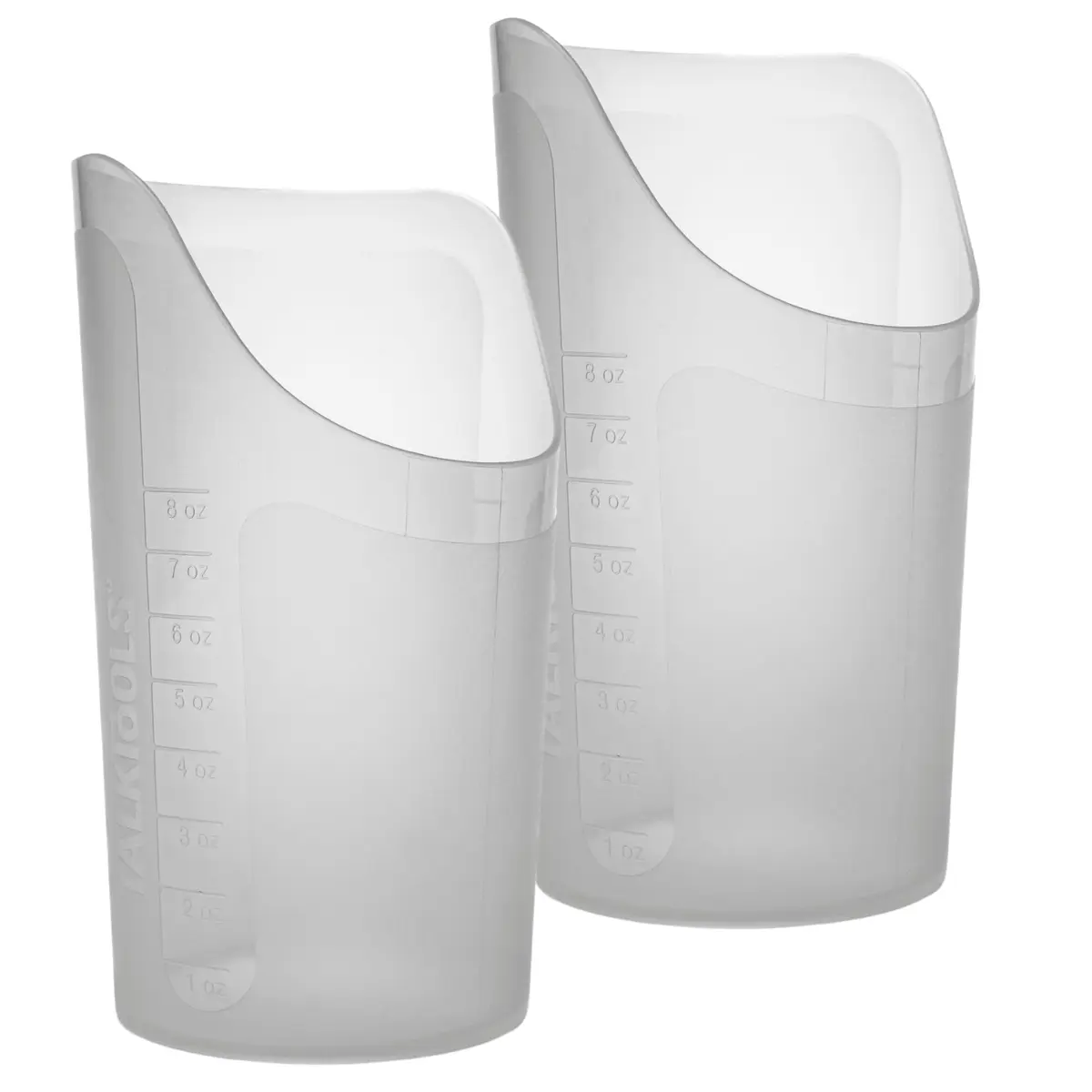 TalkTools Cut-Out Nosey Cups for Adults - 240ml (8oz) 2-Pack | Stable Position Drinking Aid - main product image