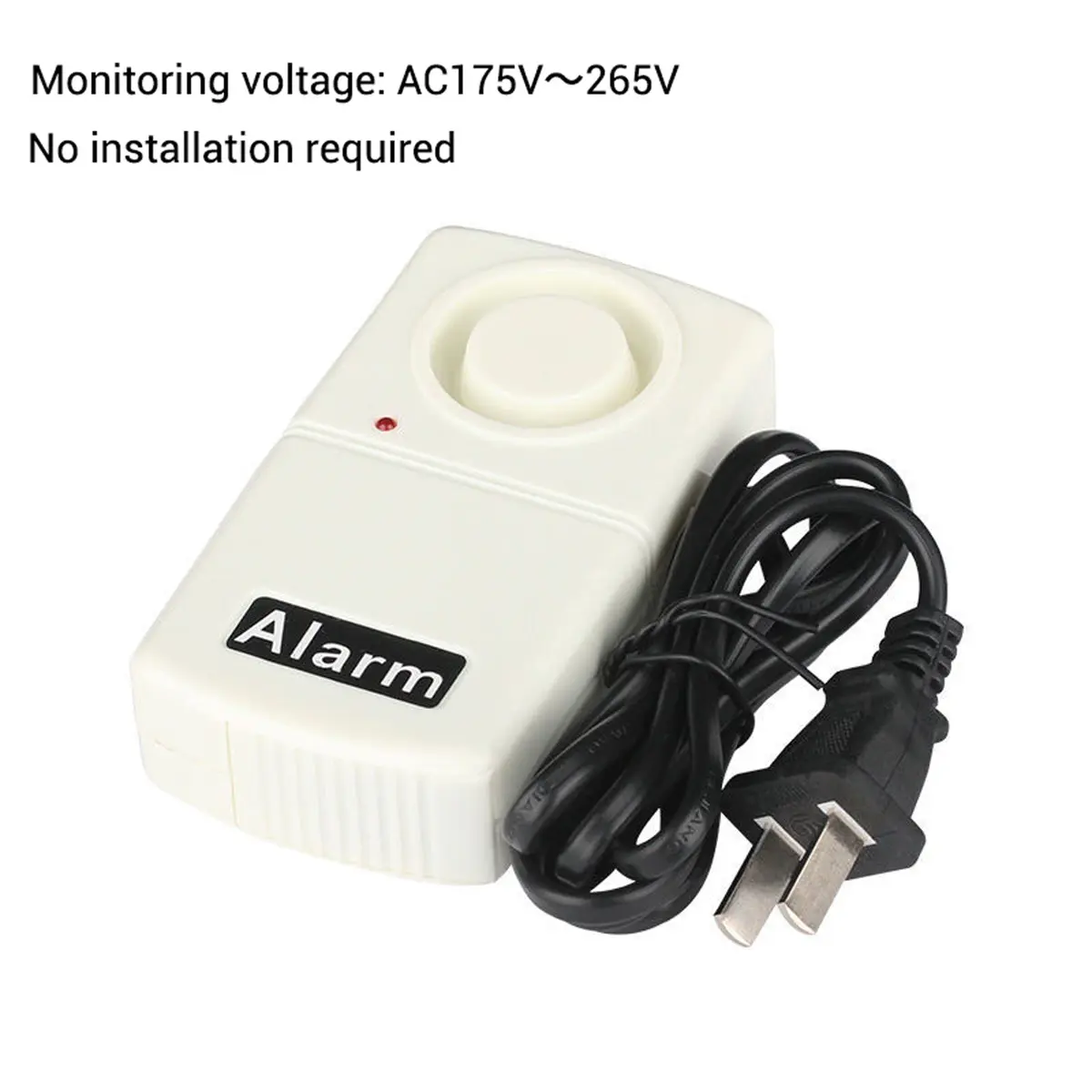 Gegong Automatic Power Failure Alarm 120dB with LED Indicator | 265V High Voltage Resistant - view 5