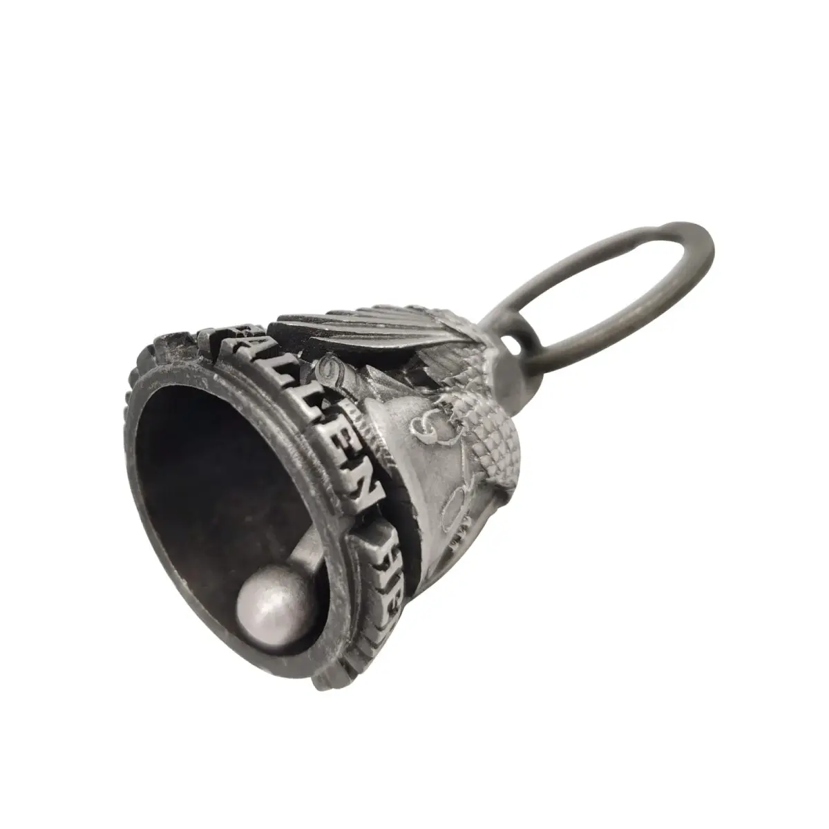 Dream Apparel Guardian Angel Motorcycle Bell with Keychain | 2.9 cm (1.18") Diameter - view 4